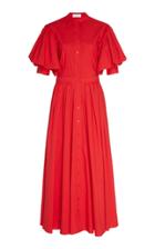 Michael Kors Collection Cotton-poplin Maxi Dress