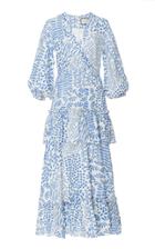 Alexis Tereasa Cotton Abstract Midi Dress