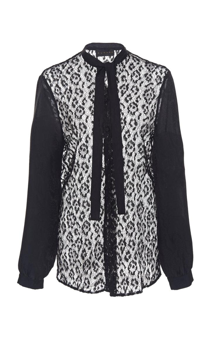 Dundas Tie-neck Lace Top