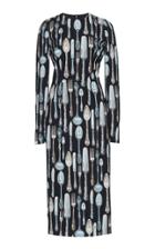 Dolce & Gabbana Silver Wear Print Dress