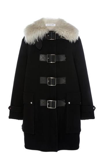 Altuzarra Crocker Wool-blend Buckle Front Coat
