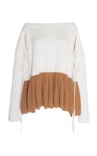 Tuinch Contrast Hem Sweater