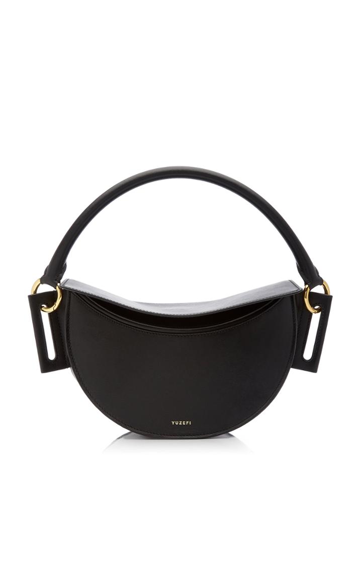 Yuzefi Dip Leather Shoulder Bag