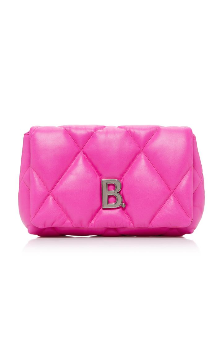 Balenciaga Embellished Quilted Leather Clutch