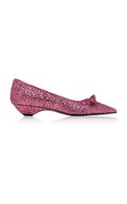 N 21 N&deg;21 Glitter Bow Flats