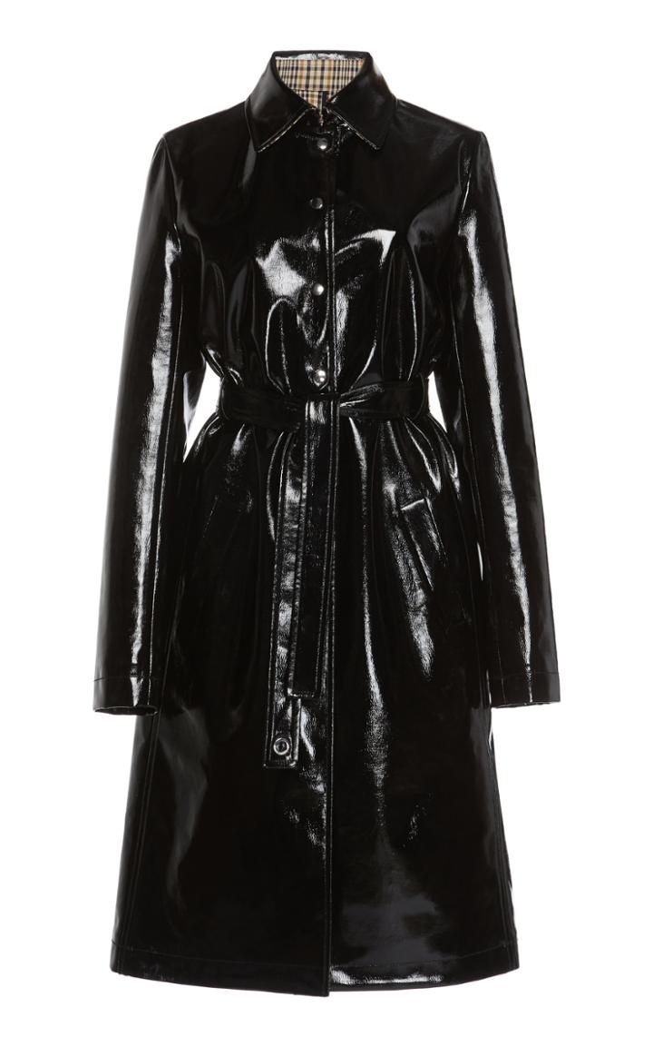 Paco Rabanne Vinyl Trench Coat