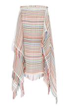 Jw Anderson Stripe Rope Jacquard Maxi Skirt