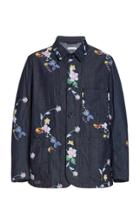 Engineered Garments Floral-print Denim Jacket
