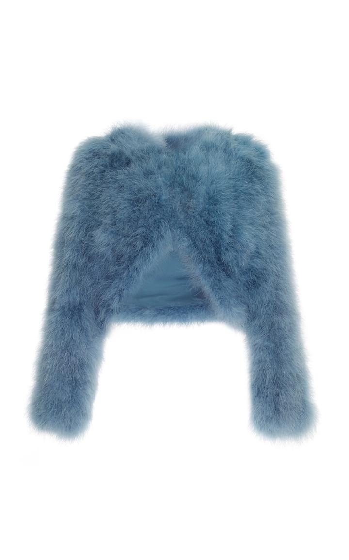 Elie Saab Turkey Feathers Jacket