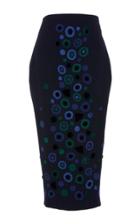 Leal Daccarett Susana Circle Embroidered Skirt