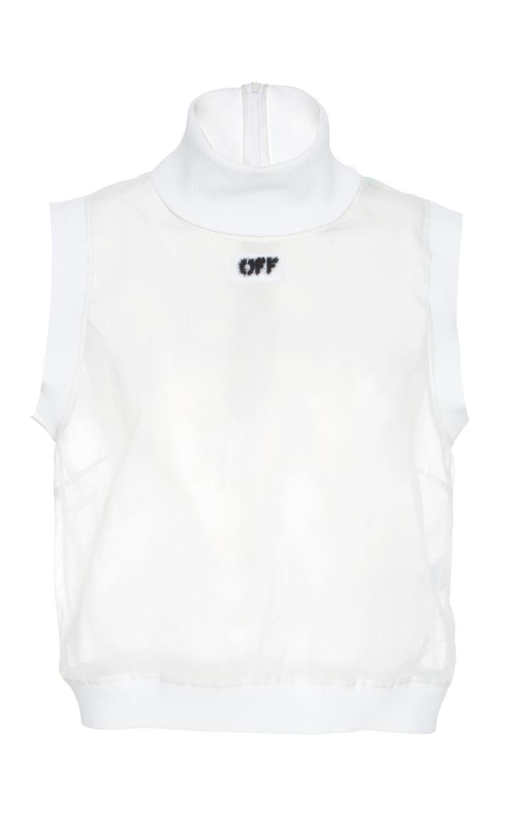 Off-white C/o Virgil Abloh Translucent Sleeveless Top