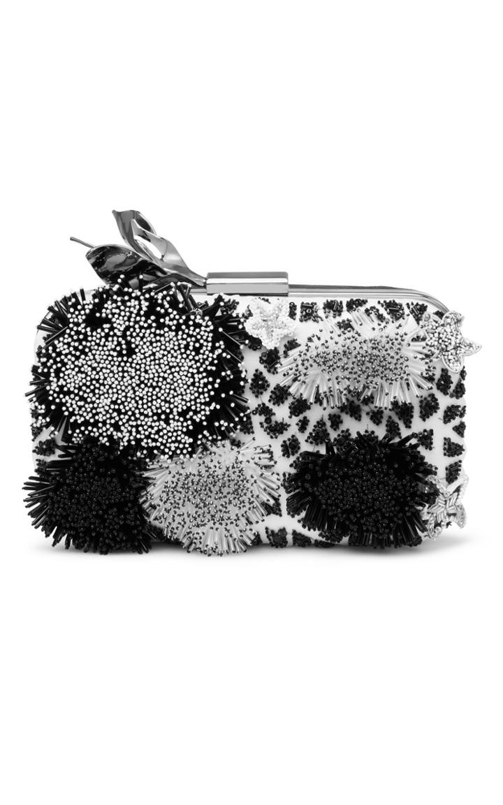 Maticevski Chameleon Embellished Silk Clutch