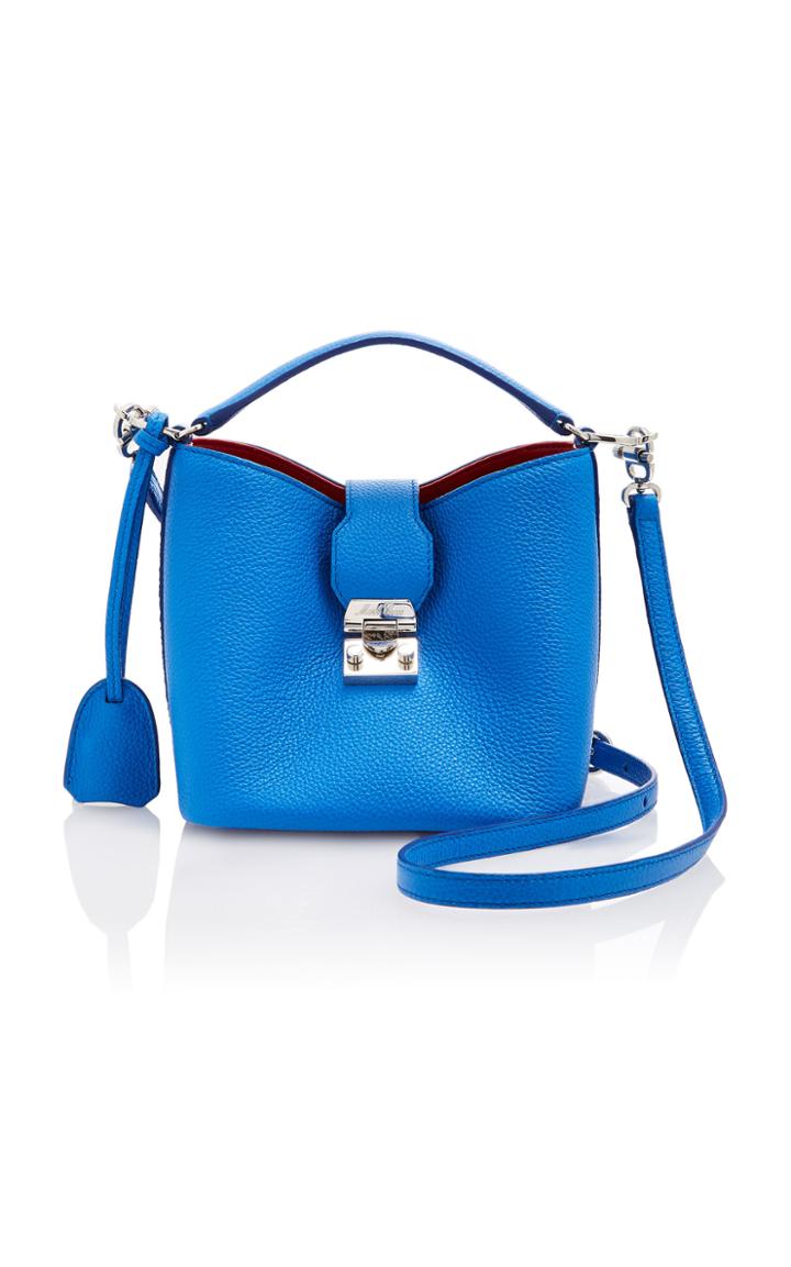 Mark Cross Murphy Mini Tumbled Grain Bucket Bag