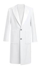 Balmain Wool Coat With Satin Lapel