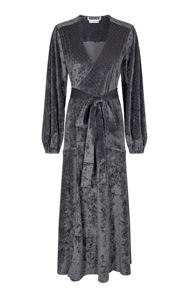 Moda Operandi Rotate Norah Velvet Midi Dress