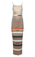 Moda Operandi Missoni Abito Striped Knit Maxi Dress