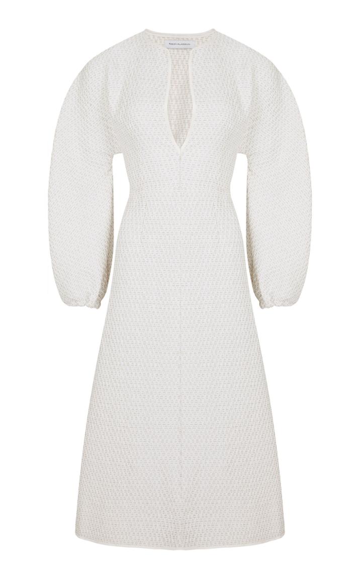 Razan Alazzouni Open Back Midi Dress