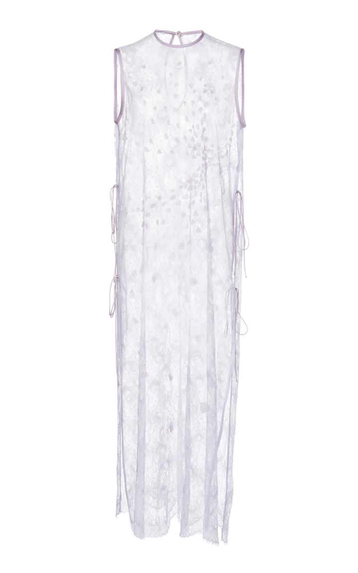 Mame Kurogouchi Sleeveless Lace Midi Dress