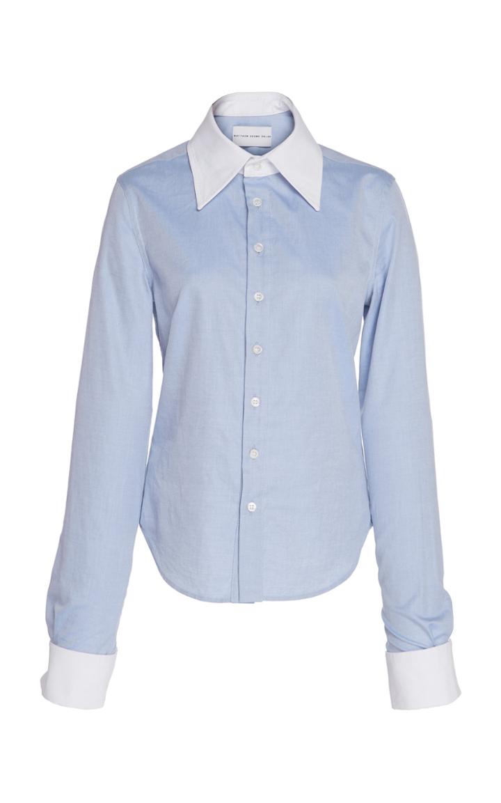 Matthew Adams Dolan Two-tone Oxford Shirt