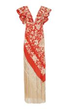 Johanna Ortiz Si Llego A Besarte Silk Dress