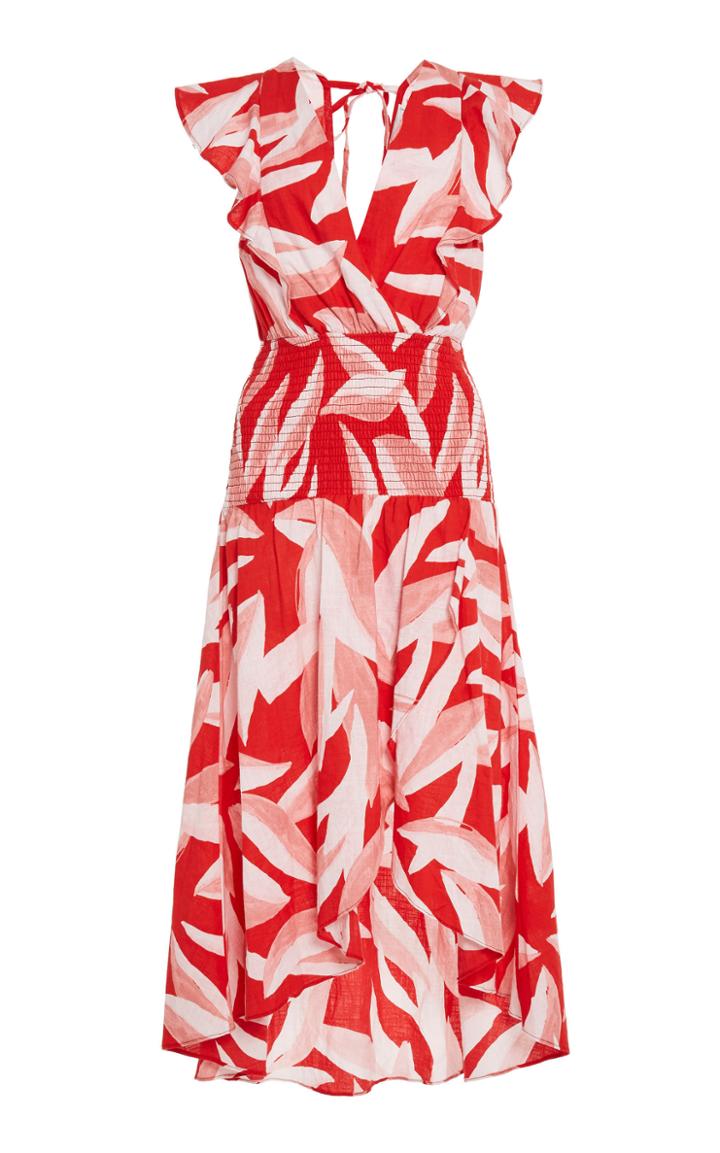 Suboo Havana Shirred Maxi Dress