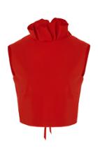 Semsem Camille Ruffle Top