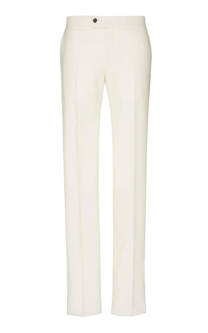 Lanvin Wool And Mohair-blend Slim-leg Pants Size: 50