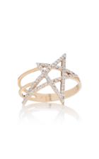 Kismet By Milka Struck Doodle Star Diamond Ring