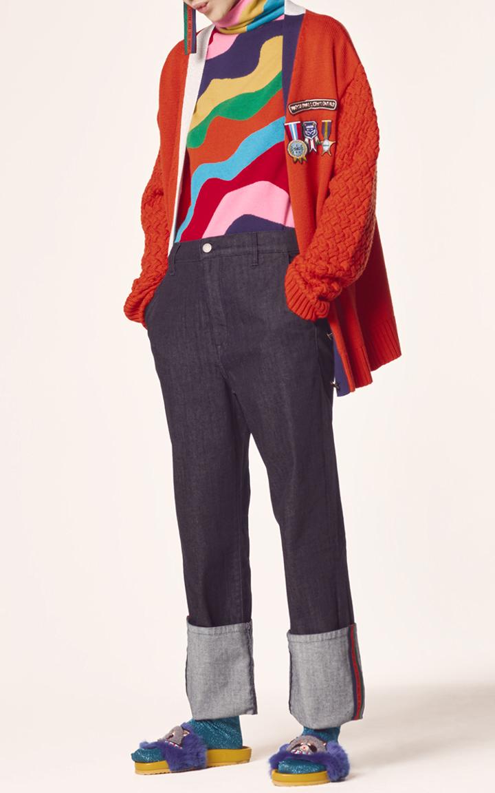 Mira Mikati Rainbow Turtleneck Knit