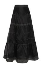 Ulla Johnson Margot Cotton And Silk Blend Maxi Skirt