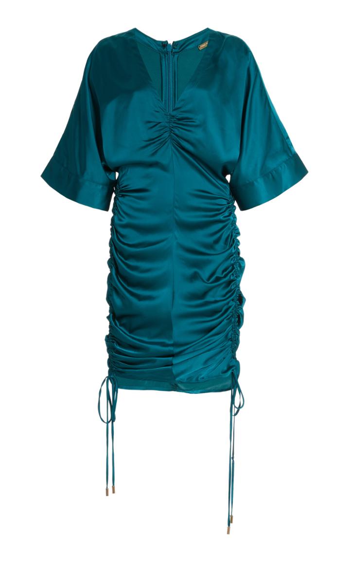 Moda Operandi Cult Gaia Fiona Ruched Satin Dress