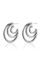 Moda Operandi Emili Haley Sterling Silver Triple Hoop Earring