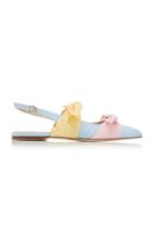 Gia Couture For Luisa Beccaria Bow Slingbacks