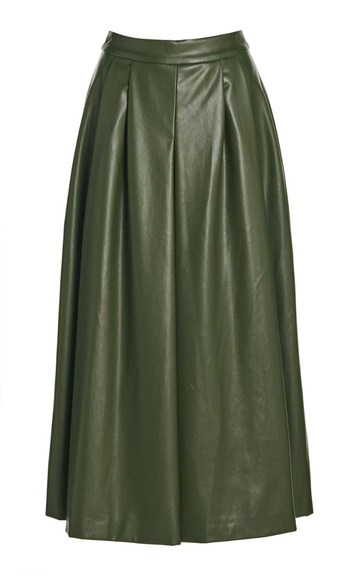 Moda Operandi Huishan Zhang Hettie Faux-leather Culotte Pants