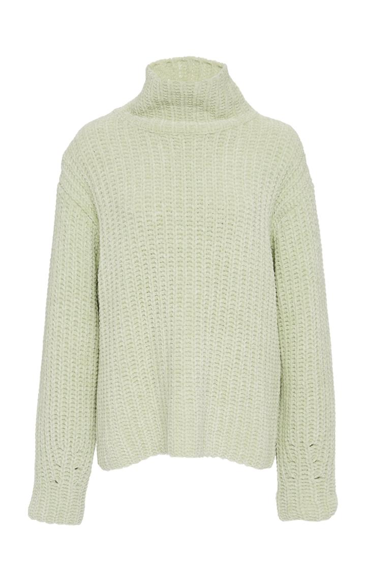 Lapointe Velvet Cord Turtleneck Sweater