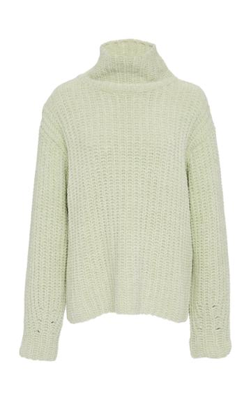 Lapointe Velvet Cord Turtleneck Sweater