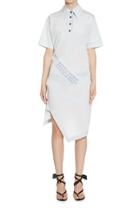 Moda Operandi Off-white C/o Virgil Abloh Asymmetric Short-sleeve Parachute Dress Siz