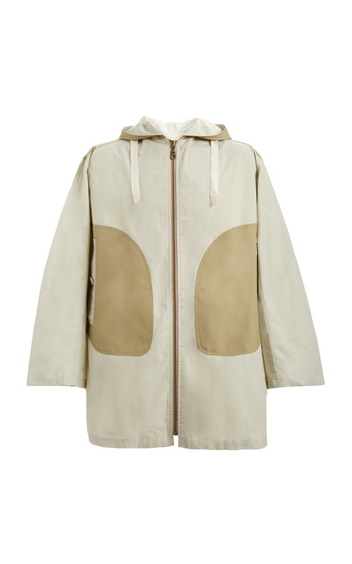 Nicholas Daley Waxed Cotton Hooded Parka