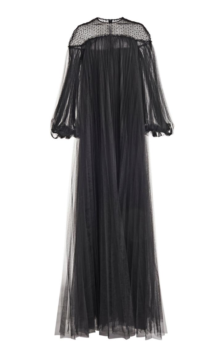 Moda Operandi Huishan Zhang Ilaria Draped Tulle Gown