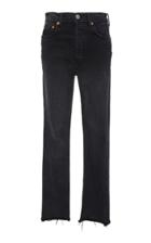Re/done Double Needle High-rise Straight-leg Jeans