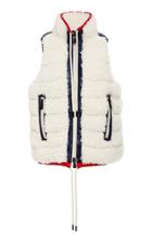 Moncler Grenoble Shell-trimmed Faux-shearling Quilted Down Vest