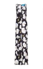 Jonathan Cohen Abstract Orchid Maxi Dress