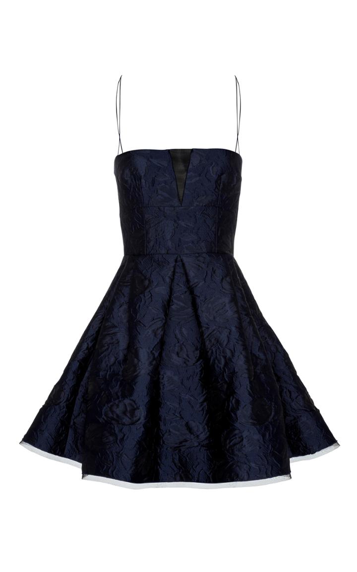 Alex Perry Drake Floral Brocade Mini Dress