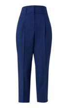 Dorothee Schumacher Refreshing Ambition Cropped Twill Straight-leg Pan