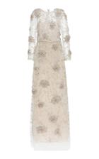 Moda Operandi Marchesa Crystal-embroidered Tulle Gown