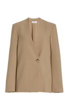 Moda Operandi Vince Wool-crepe Collarless Blazer