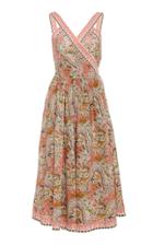 Moda Operandi Liberty London Maxine Erica Tana Printed Cotton Wrap Dress Size: S