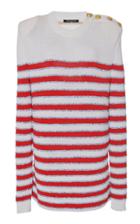 Balmain Stripe Knit Mini Dress