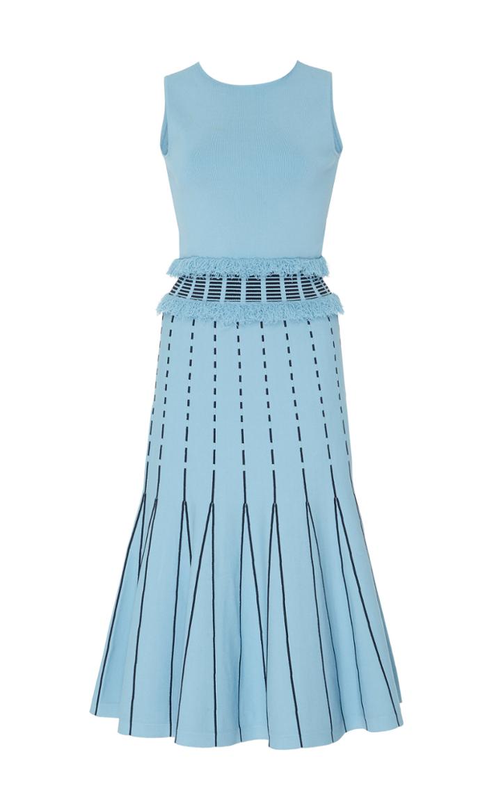 Prabal Gurung Fringe A-line Knit Dress
