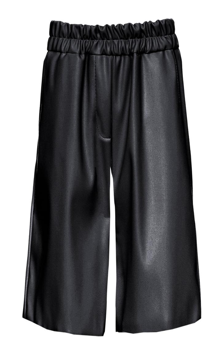 Studio Cut Faux Leather Shorts
